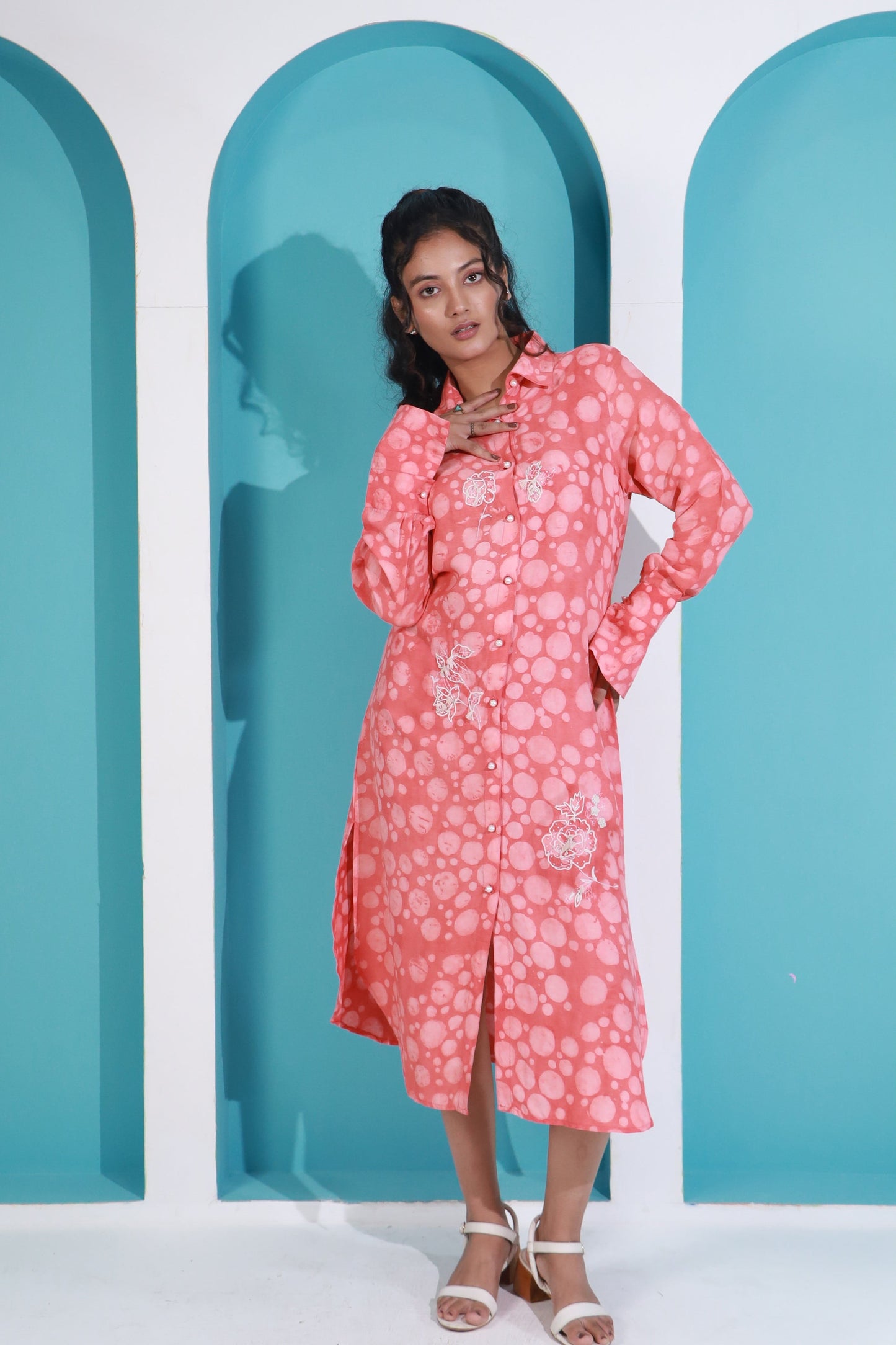 Blossom Shirt Dress